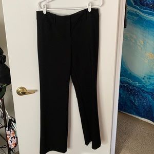 Black boot cut dress pants